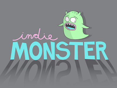 Indie Monster illustrator indie monster music shadow soundcloud vector