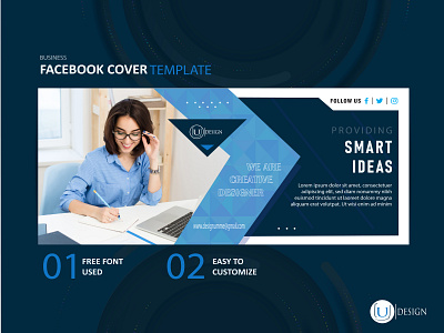 facebook page layout template 2022