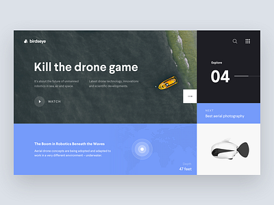 Drone Game 🕹 • Freebie colors desktop digital dribbble drone freebie interface invite ui ux web