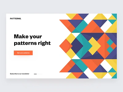 Patterns ◻️ colors colors palette desktop grid grids landing layout patterns product web