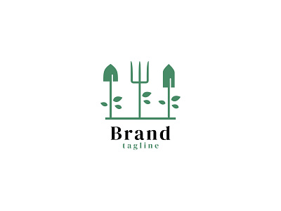 Plant Equipment Logo agriculture business drinks equipment farm farmer foods fruits juice logo media natural nature plant tools vegan vegetable