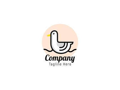 Cute Seagull Logo