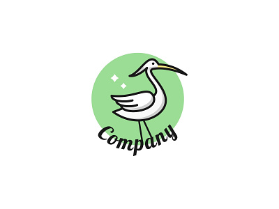 Cute Crane Logo