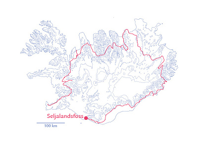 Map of Iceland iceland map processing