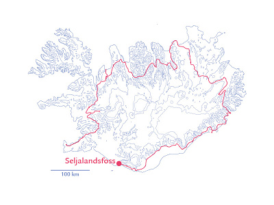 Map of Iceland