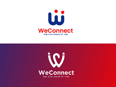 WeConnect logo design (unused) branding design graphic design illustration logo typography ui