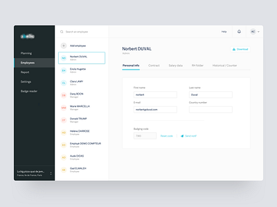 Restaurant Management Dashboard