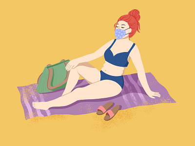 Beach + Face Mask