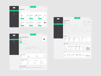 Service to provide full investment services design figma site ui ux web