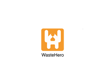 WasteHero logo Redesign brand branding company logo design identity identitydesign lettermark logo