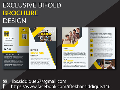 EXCLUSIVE BUSINESS BIFOLD BROCHURE