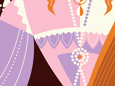 Elizabeth: Close-Up 3 colorful design elizabeth elizabeth i history illustration portrait quirky rulers tudor vector