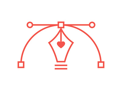 Design Love graphic design graphic design heart love pen tool vector