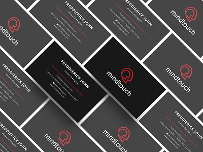 MindTouch Business Card business card business card design logo matte spot gloss