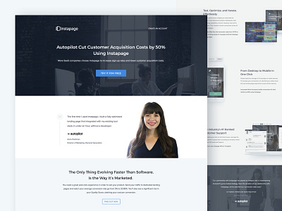Instapage Industry Personalization Landing Page