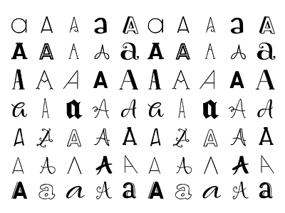 Letters Pattern a fonts hand lettering letters made with paper pattern styles typography