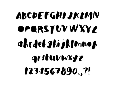 New Font: Bananas by Ray of Light Design on Dribbble