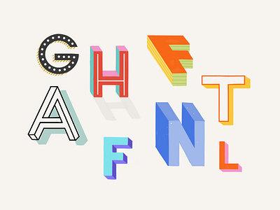 3D Letters Experiment