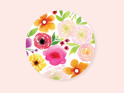 Floral Coaster Design