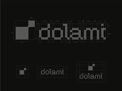 Dolami Inc. Logo Grids branding design graphic design logo typography vector