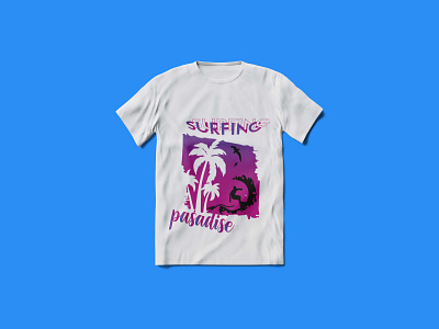 surfing t shirt design