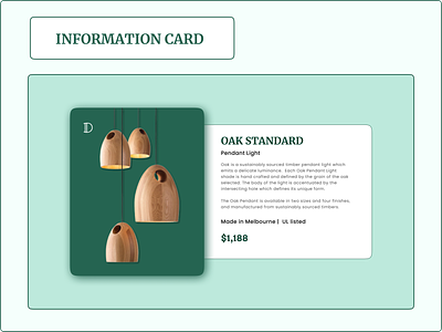 Information Card! branding design figma graphic design ui ux