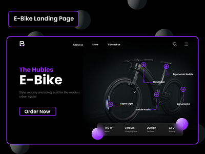 E-Bike Landing Page!!