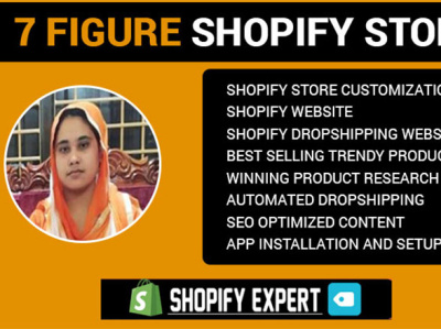 Shopify Store Design app branding design icon illustration typography ui