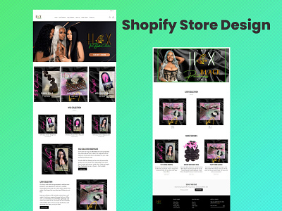 Shopify Store & Website Design animation app branding design icon illustration logo motion graphics typography ui ux vector