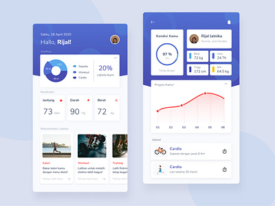 Training App design fitness app sports design training uidesign ux design uxdesign uxui