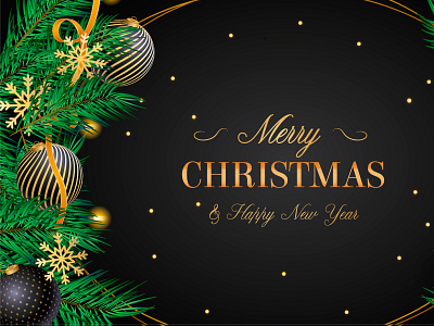 realistic-merry-christmas-background bundle new year digital