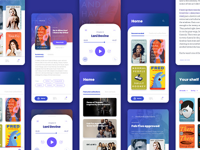 Overdrive Libby app application audiobook audiobooks book app ebook ebooks library reading reading app ui ui design uidesign uxui