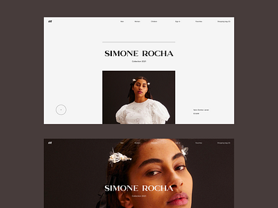 Fashion Website Redesign Concept design nft ui ux web web design website