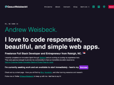 GeauxWeisbeck4.dev