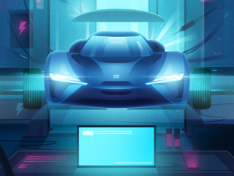 Xiaomi racing countdown Poster 1 banner car game illustration kv mi mi game poster racing