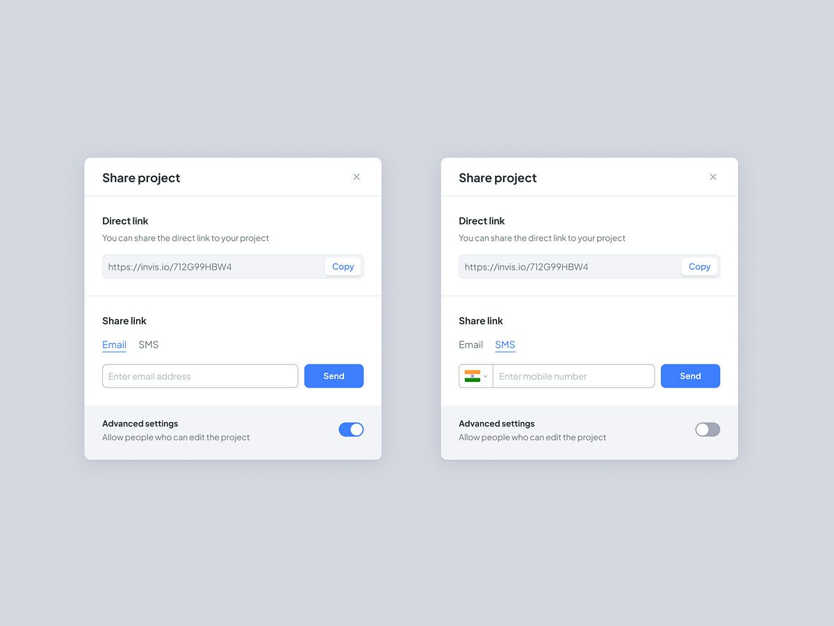Modal UI Design by Jobish KM on Dribbble