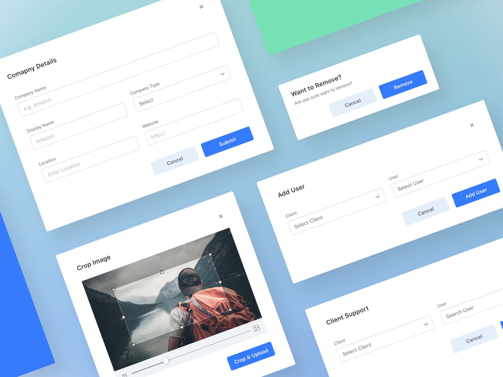 Modal UI Design by Jobish KM on Dribbble