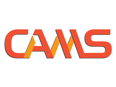 CAMS logo client construction logo typography