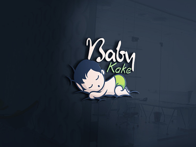 Logo Design For Baby Kake logo logo design concept logo design services