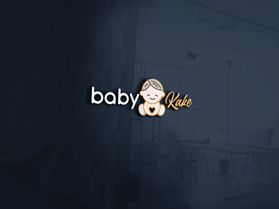 Logo Design For Baby Kake V2 branding graphics design logo logo design process logo design services ui design