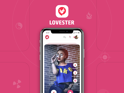 Dating App Design - UX/UI Case Study Lovester app design app design icon ui web ios guide app designer app designers app designers australia dating app typography ui ui design ux website design