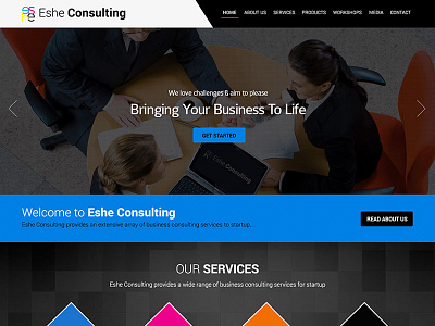 Website For Marketing Services Providing Company