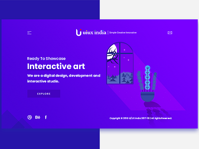 UI UX India  Landing page design