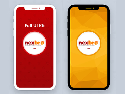 Splash screen Design for Nexbro (Calling Application) android app calling application design ios mobile app outline systems india splash screen