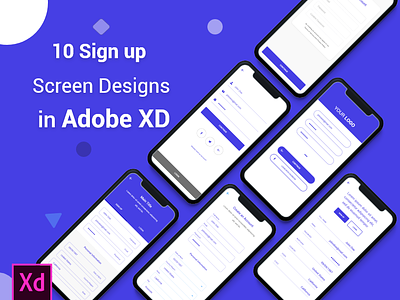 10 Sign up Screen Designs in Adobe XD - Download Free adobe xd mobile design outline systems india softbiz technolog ui design ui designer ui designers ux design web design web designer wireframes