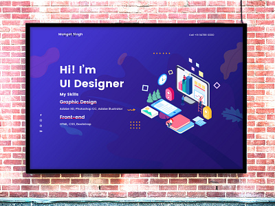UI UX Designer Portfolio Design | Experienced Designer