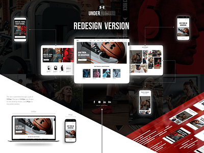 Under Armour Redesign branding design landing store ui under armour ux website