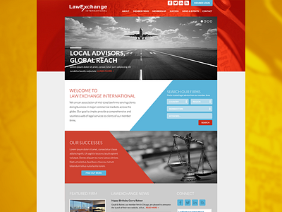 Law Group Web Design association global law law firm lawyers new media campaigns web design website