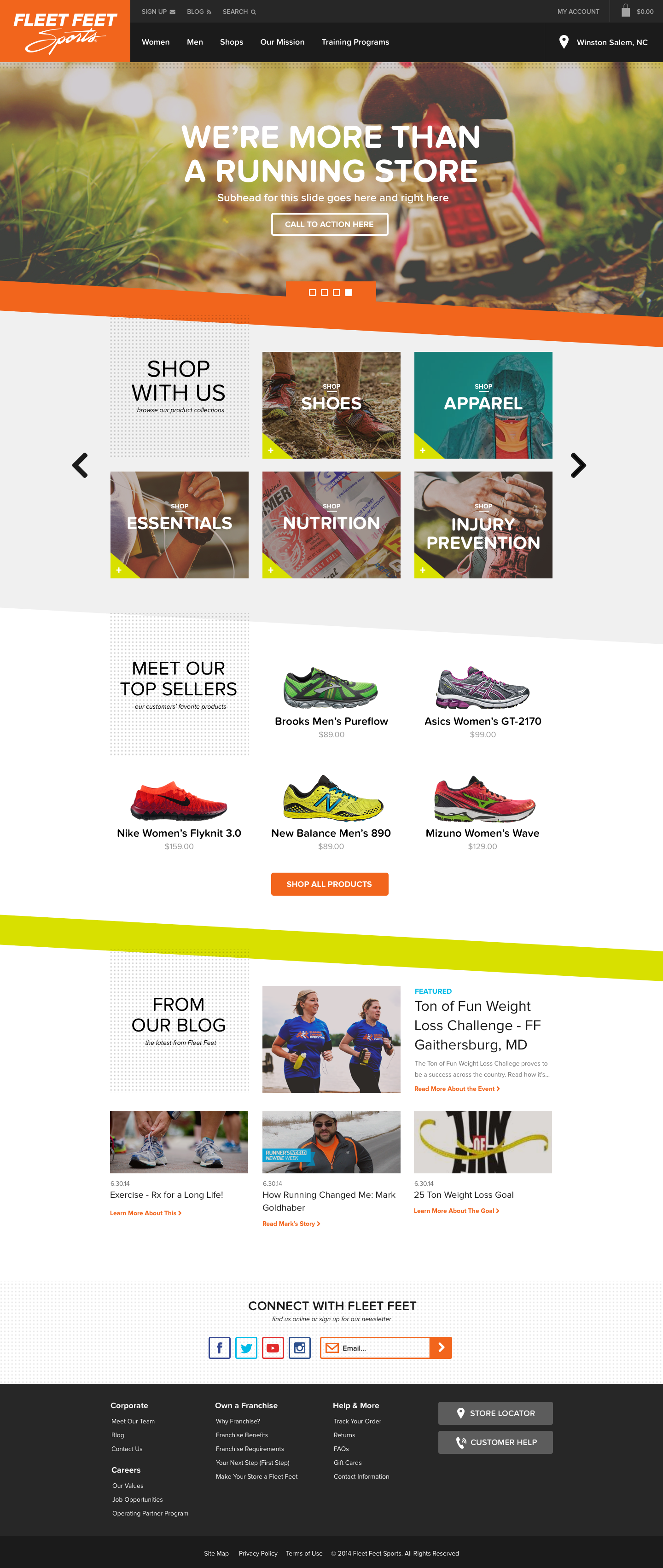 fleet feet website