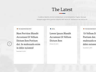 News Feed news news feed policy political politics rotation web design website